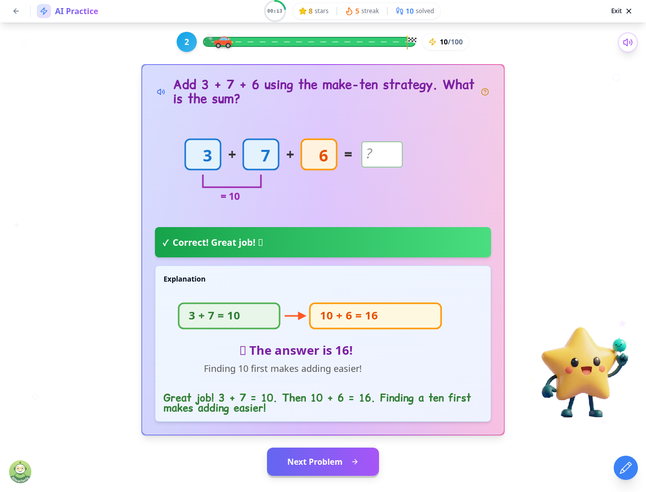 Strategy 1: The Make-Ten Trick for Easy Mental Math - Image 1