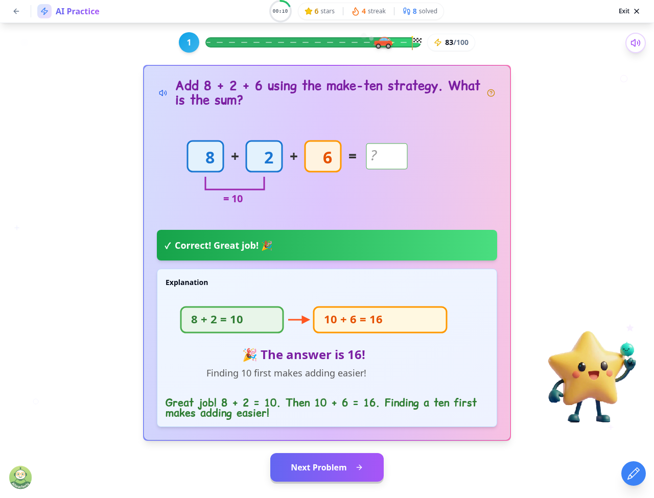Strategy 1: How Does the Make-Ten Strategy Work? - Image 1
