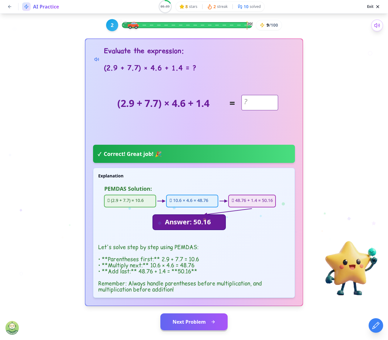 Step-by-Step Breakdown: Solving a Mixed Decimal Expression - Image 1