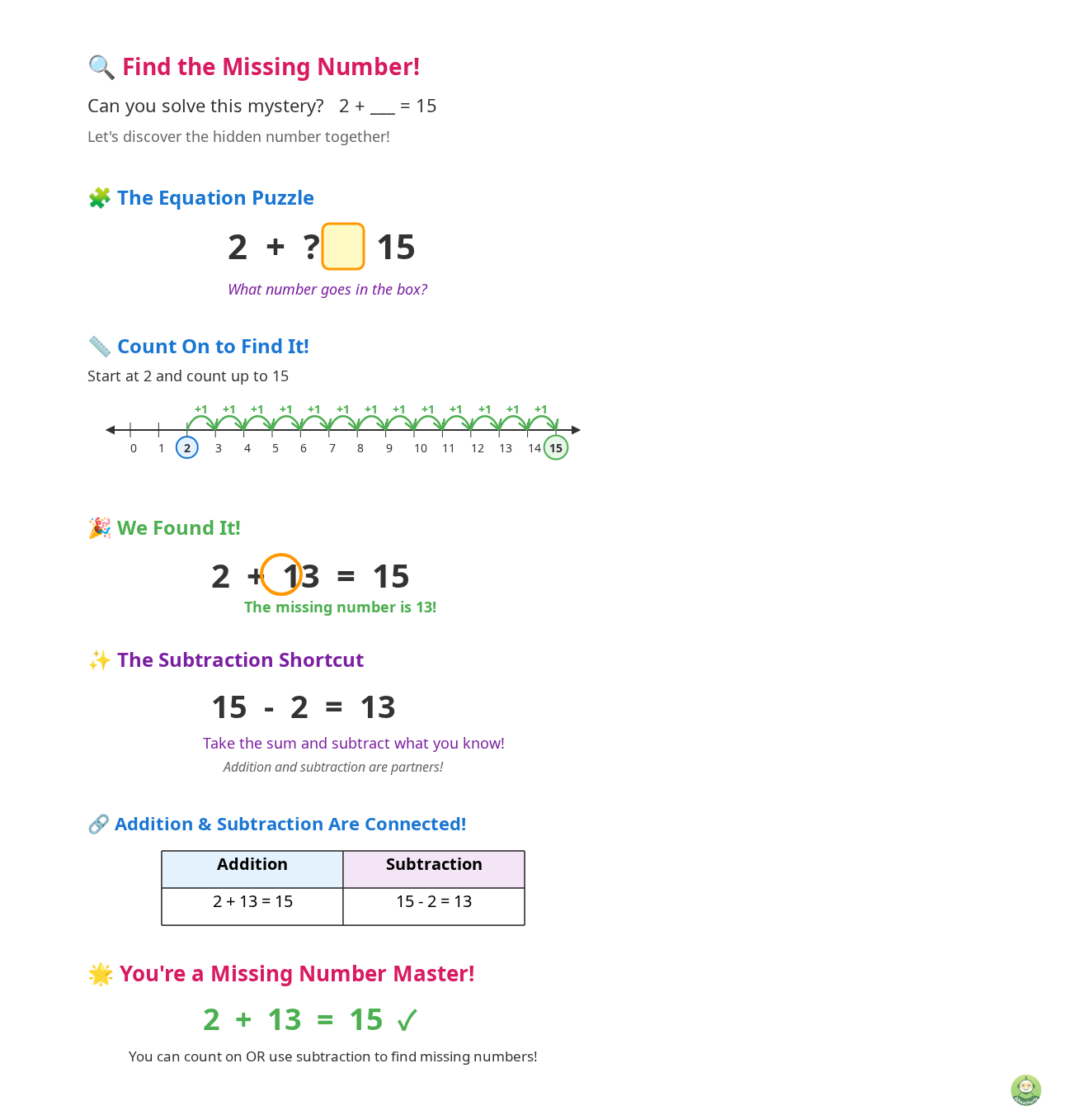 See Missing Number Practice in Action on AI Teacherly - Image 1