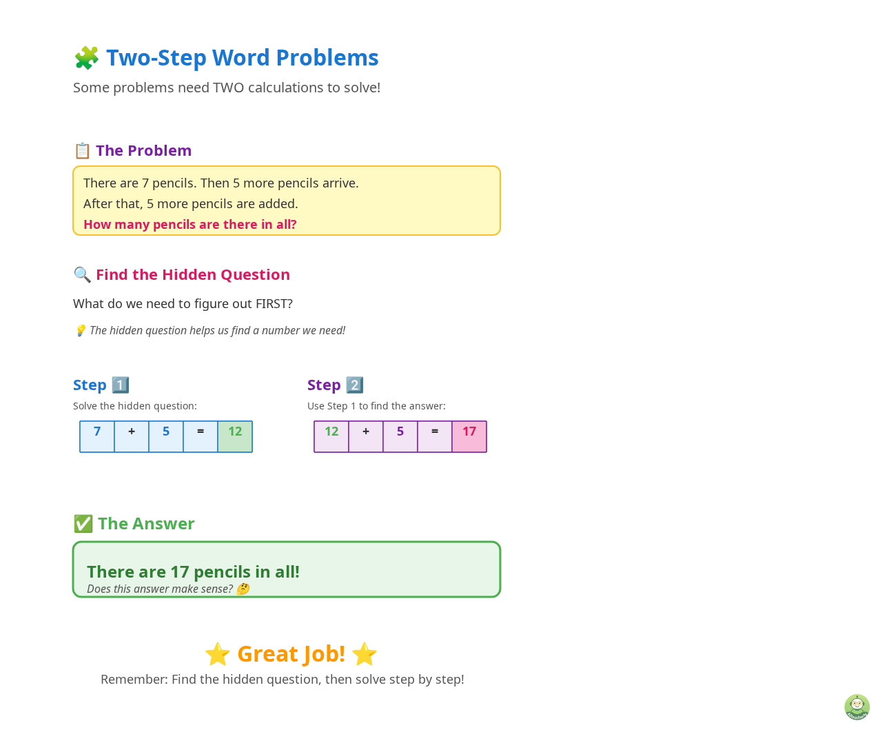 How to Break Down Two-Step Problems Step by Step - Image 1