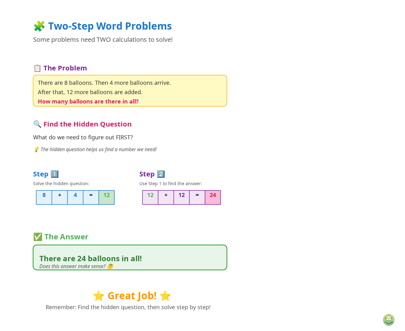 See Two-Step Problems in Action on AI Teacherly - Image 1
