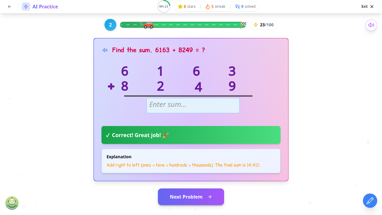 Step-by-Step Guide: How to Add 4-Digit Numbers Correctly - Image 1