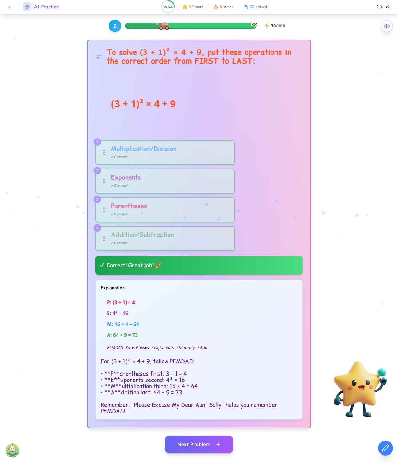 Practice Makes Perfect: Interactive PEMDAS Examples - Image 1